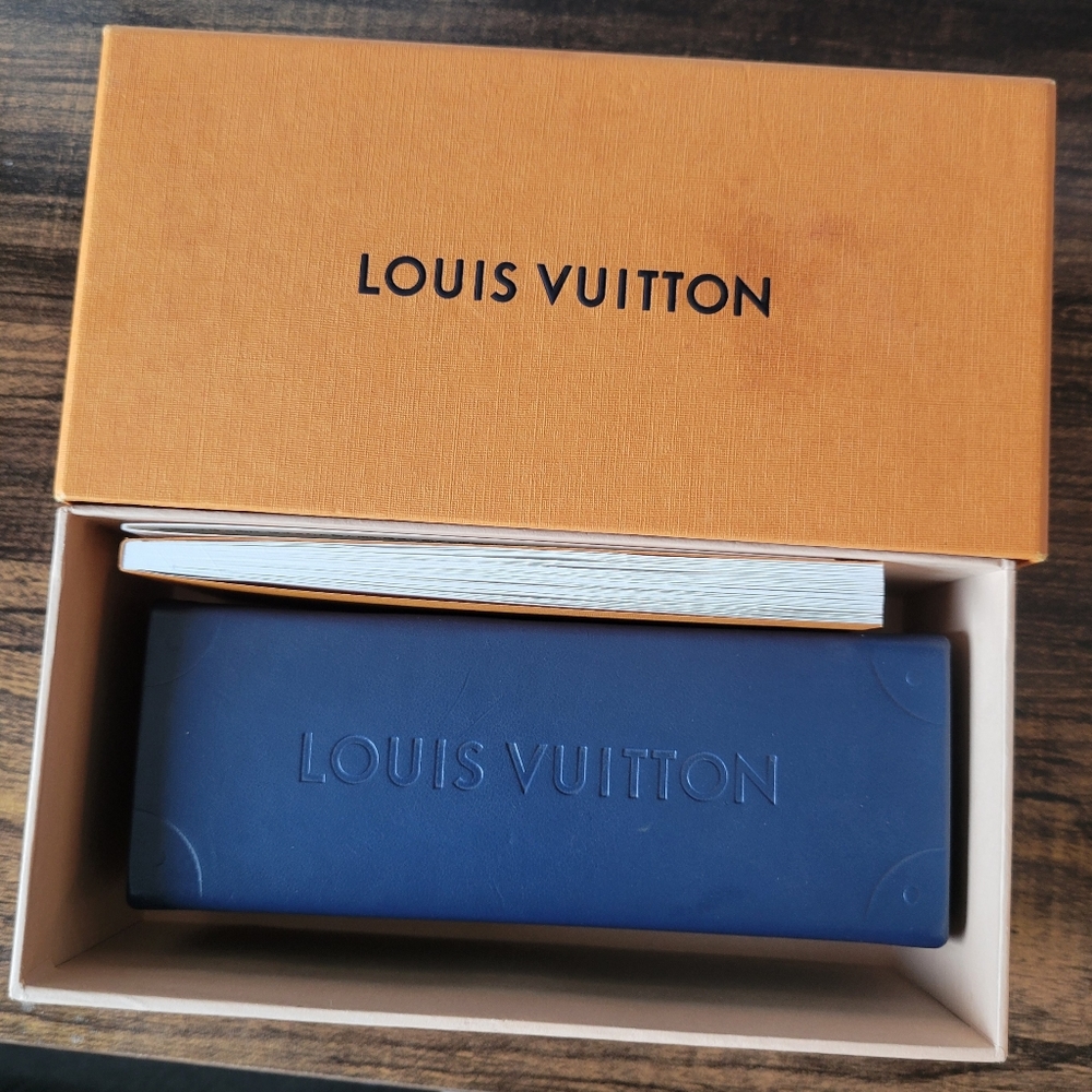 SOLD Louis Vuitton Sunglasses Blue Case and Box